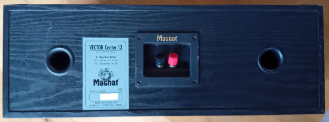 3-weg speakers 2x staande Life L5454 en Magnus 13 center