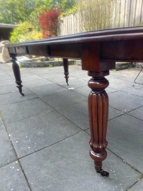 Victoriaanse massief mahonie houten tafel