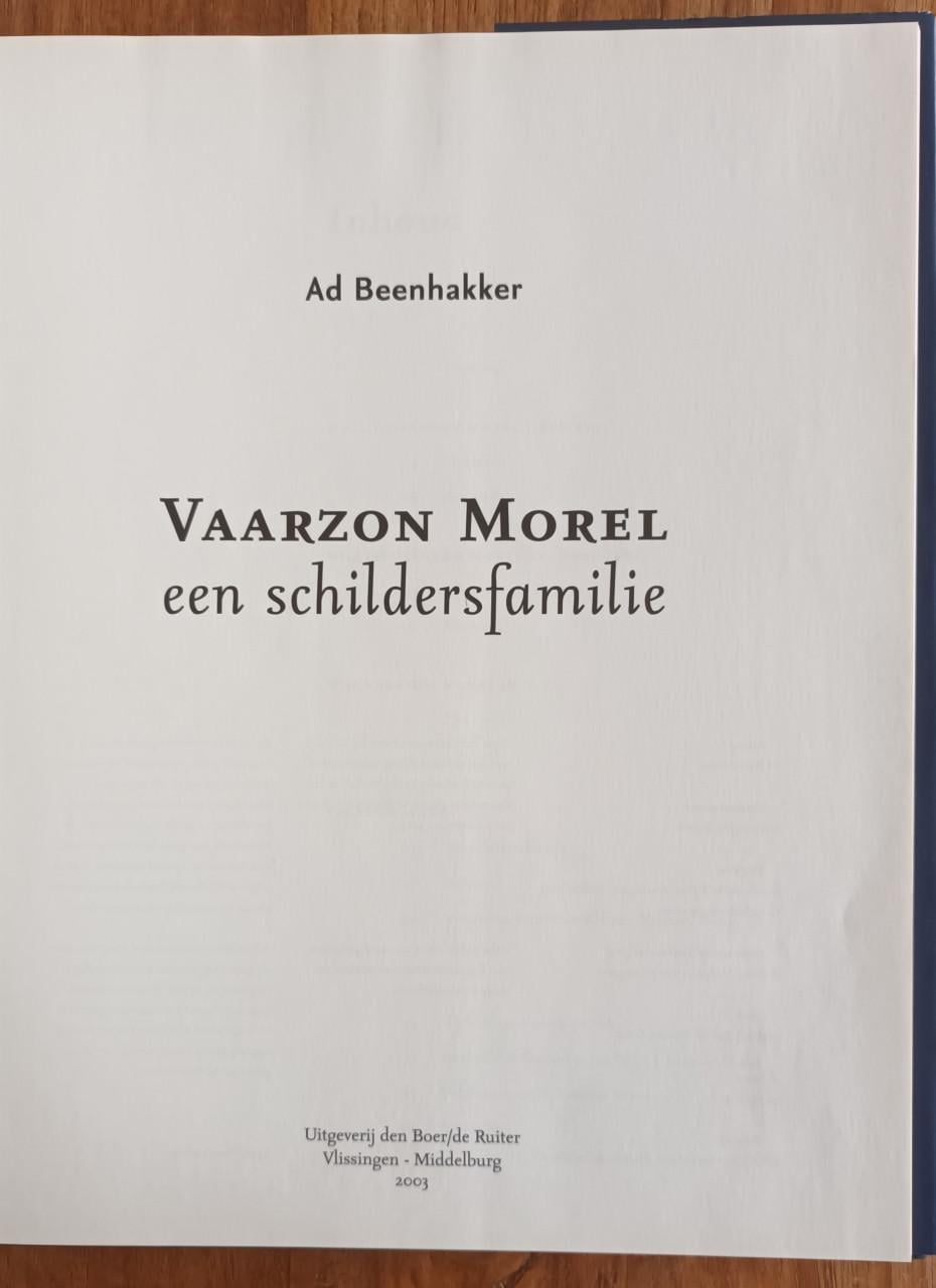 Vaarzon Morel, een schildersfamilie van Ad Beenhakker