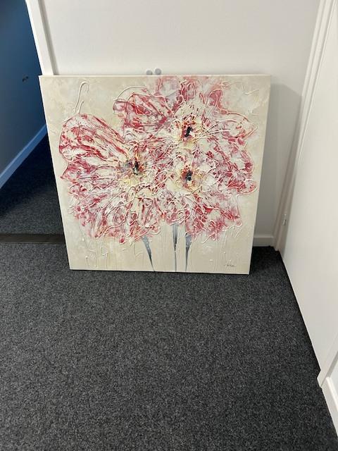 Wanddecoratie, schilderij 100x100 cm