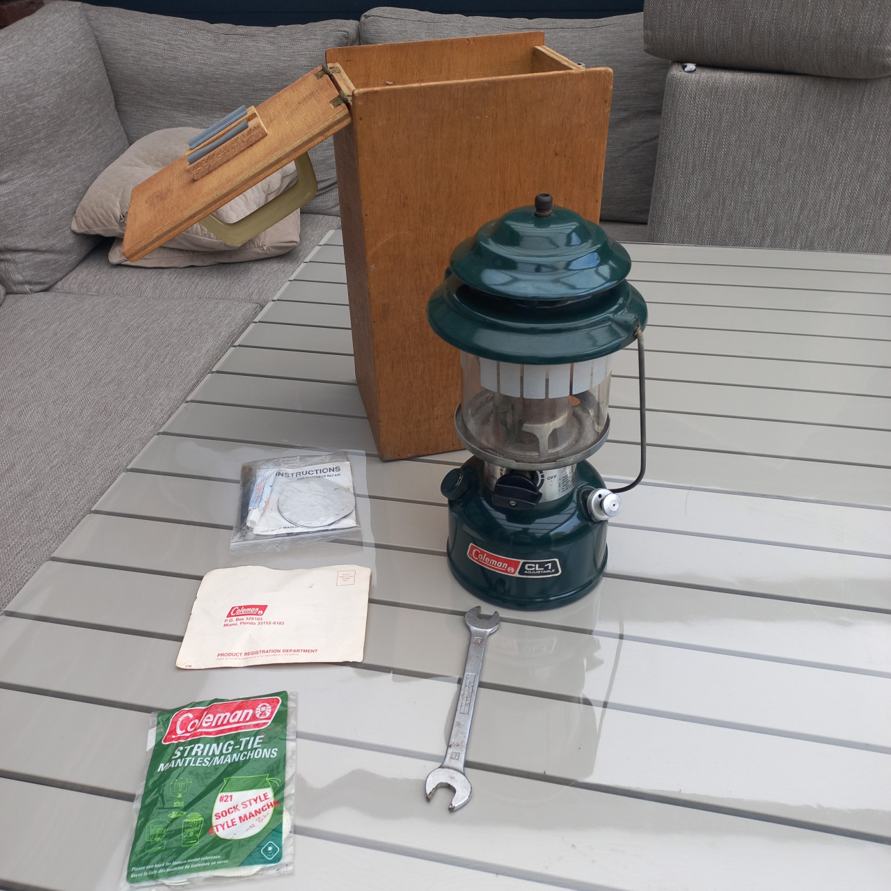Coleman CL1 adjustable model 286 Lantaarn