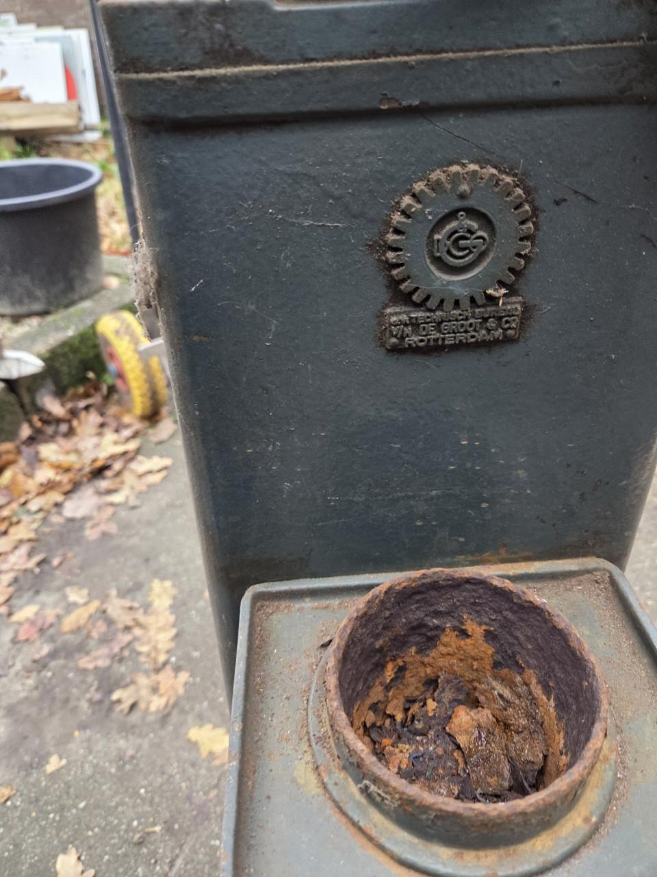 Slijpsteen op zware voet