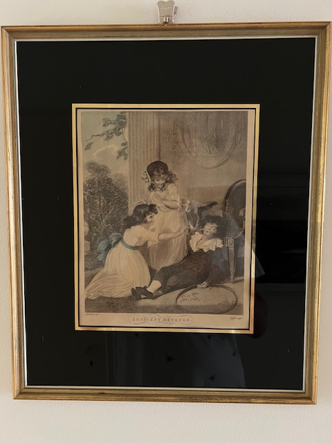 2 Engelse renaissance prenten (antiek, rond 1800)
