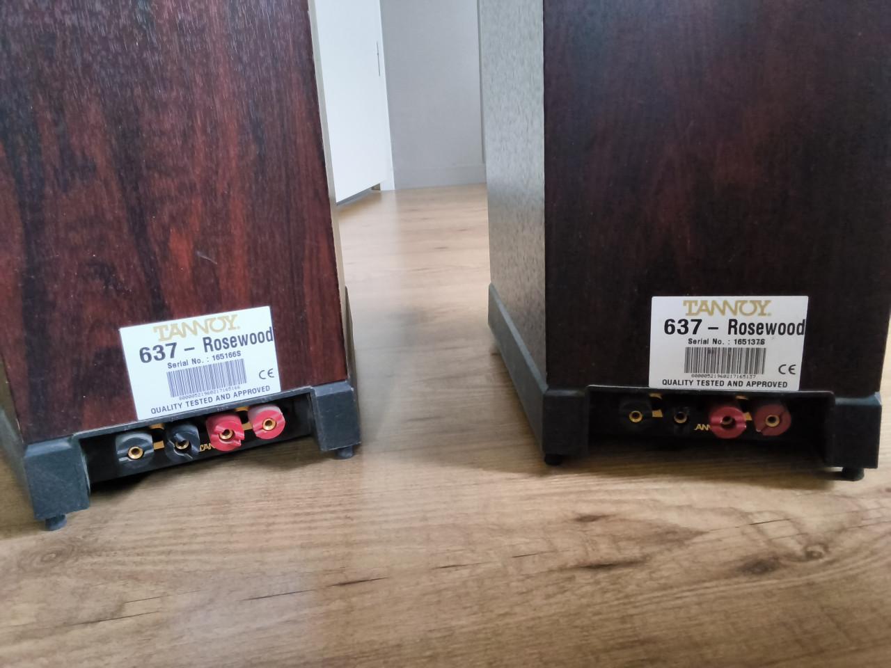Luidspreker set Tannoy 637 Rosewood