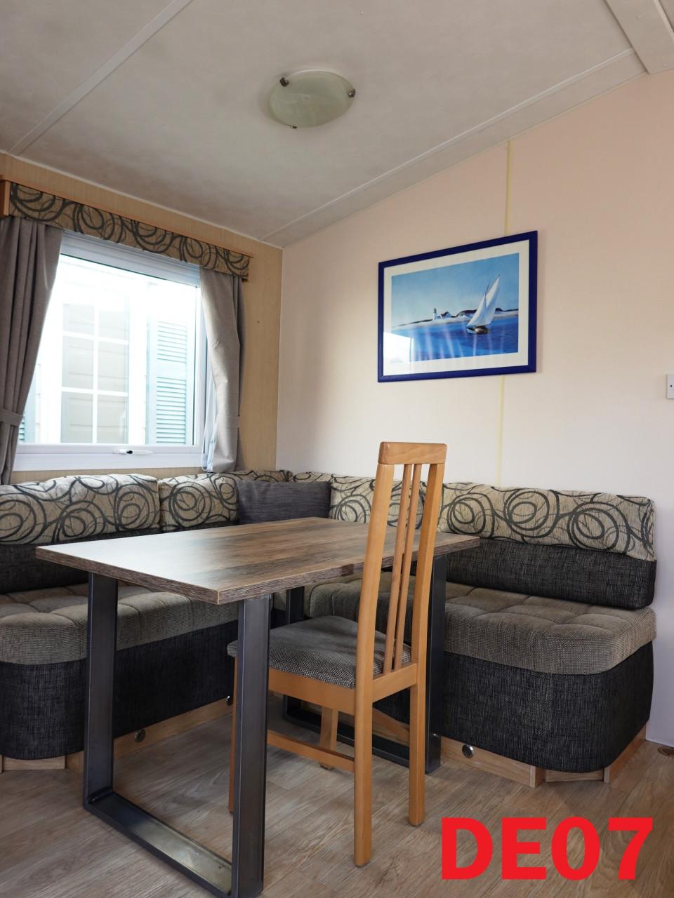 Europa stacaravans, chalets met 2 slaapkamers voorradig