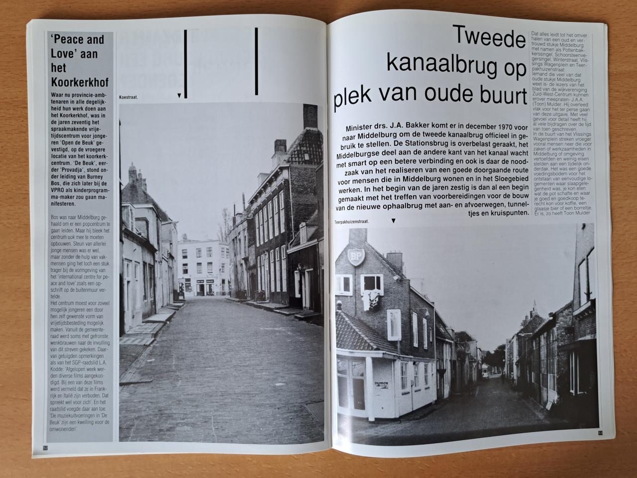 Mondvol Middelburg - Nostalgische aantekeningen bij een veranderd stadsbeel
