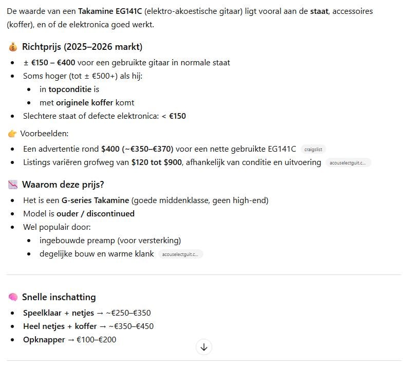 Takamine (semi) akoestische gitaar