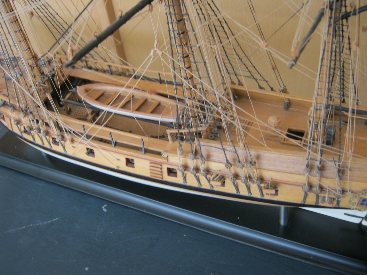 Scheepsmodel USS Rattlesnake.