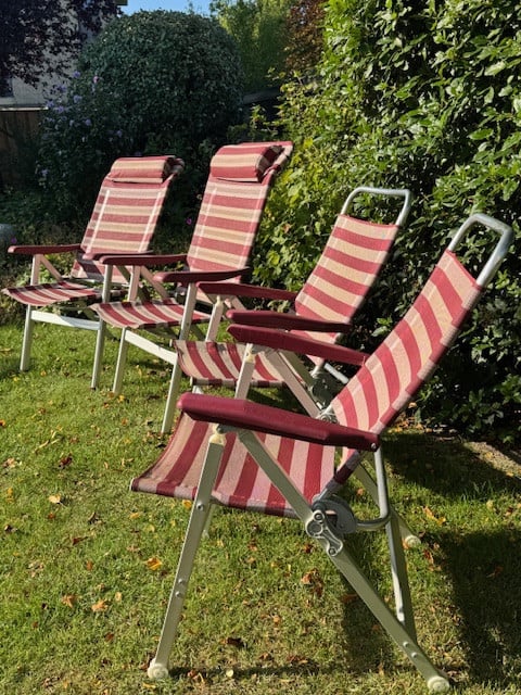 Te koop: 4 CRESPO tuinstoelen