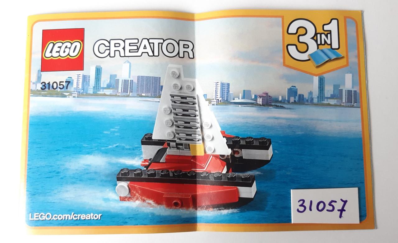 LEGO Creator 31057: Helikopter, watervliegtuig of een catamaran.