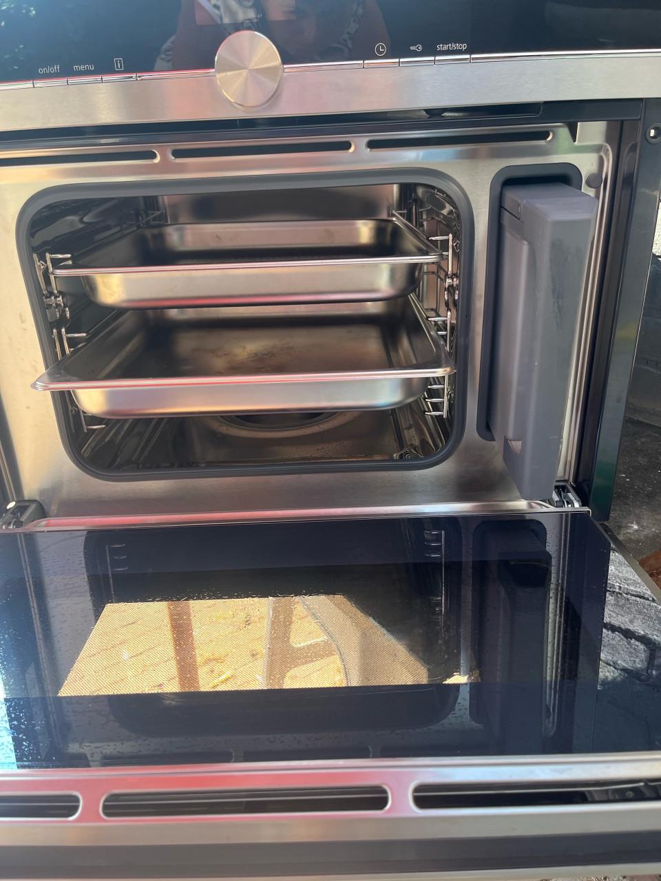 Siemens compacte inbouw stoomoven nooit gebruik