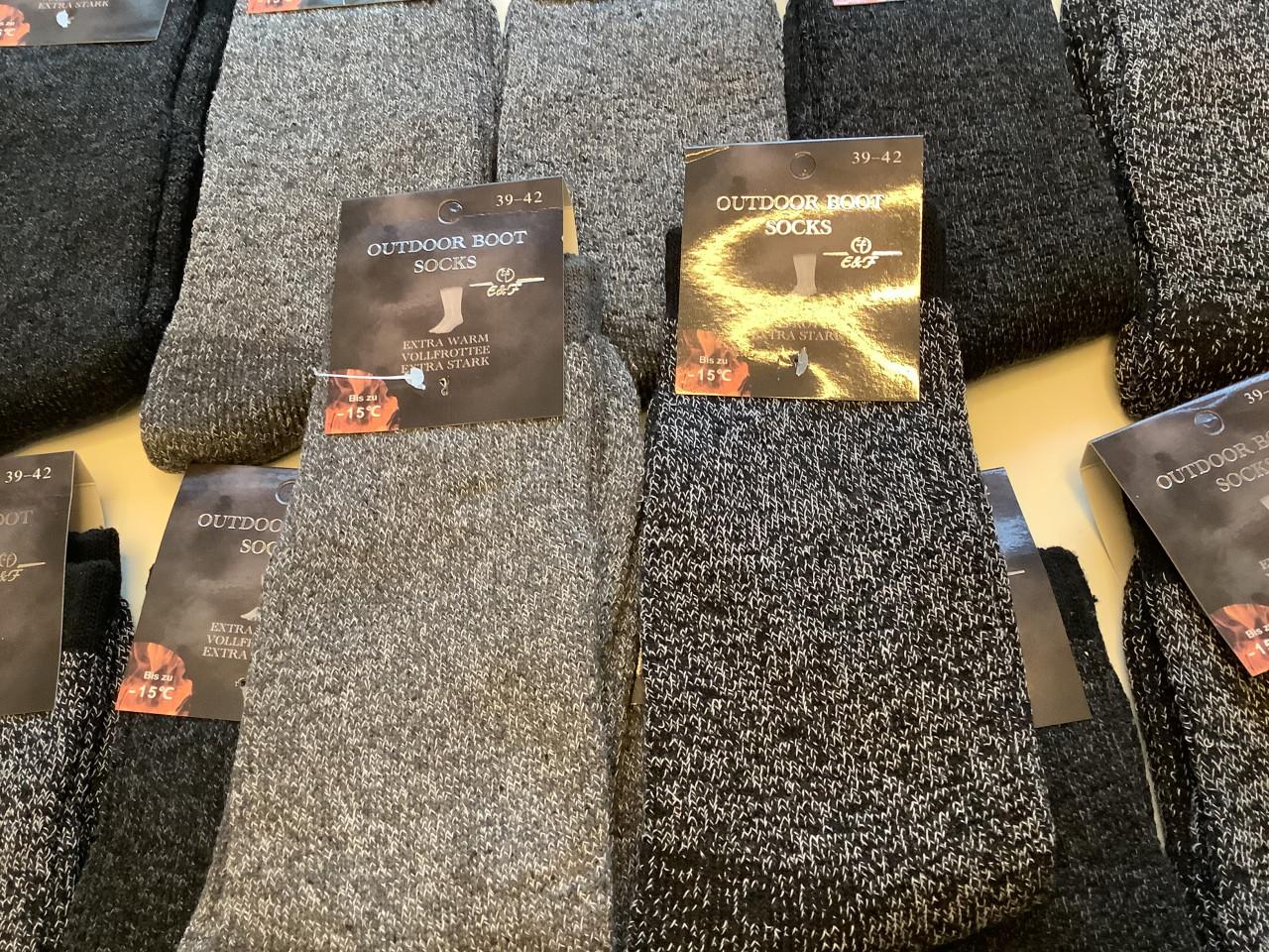 Partij heerlijk warme outdoor boot socks. ( partij 71)