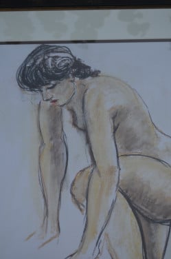 Fraai schilderij Frans J. Joosten 'Naakt'