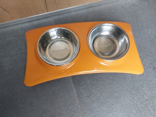 Kattenvoerbak en drinkbak set