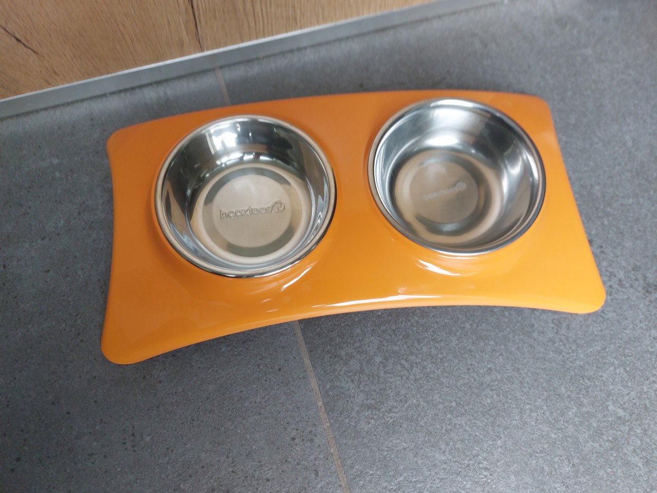 Kattenvoerbak en drinkbak set