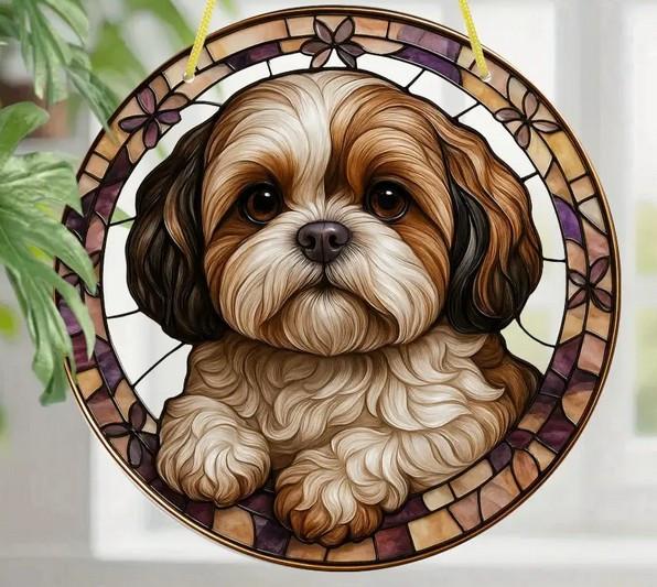 Raamhanger boomer - shih tsu hondje