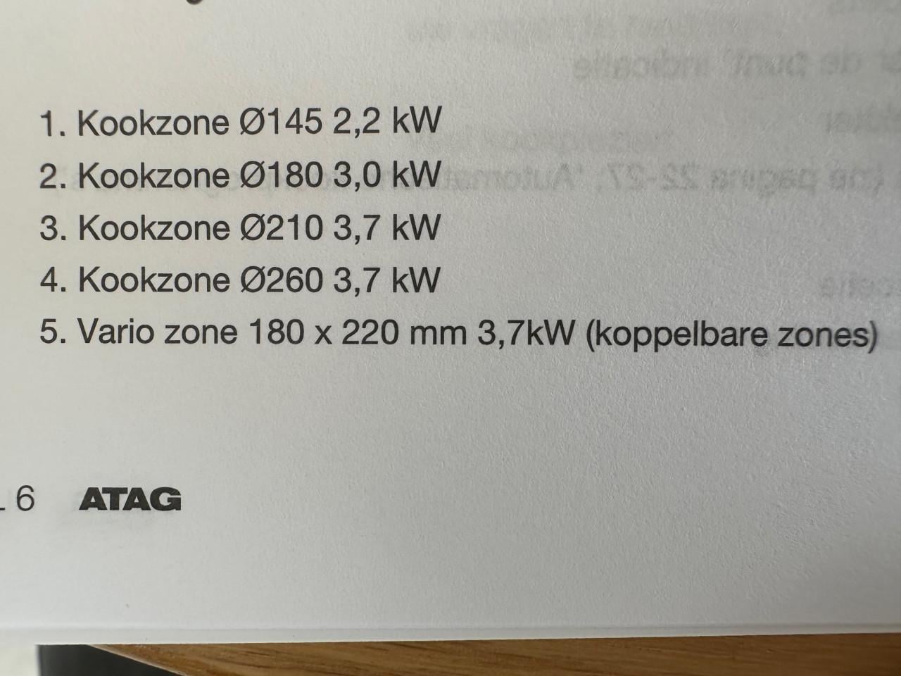 Inductiekookplaat ATAG HI9271MV