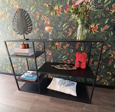 WOOOD sidetable, zwart