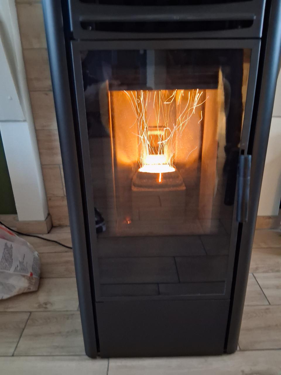 Te koop mooie pelletkachel