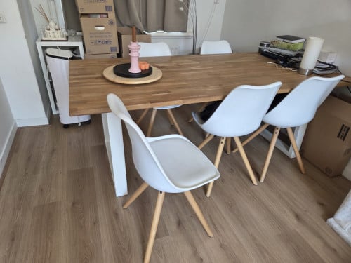 Eettafel + stoelen