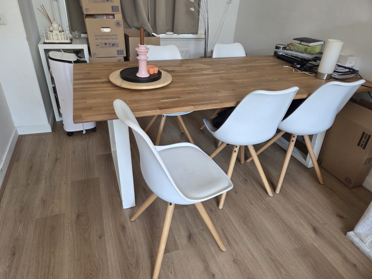 Eettafel + stoelen