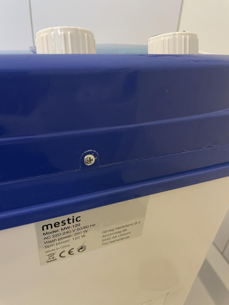Mini wasmachine Mestic MW-120