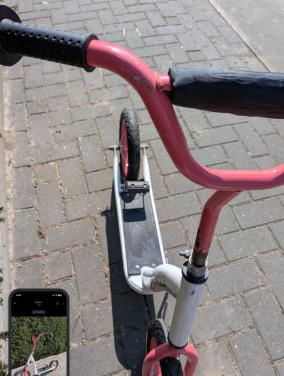 Step met luchtbanden