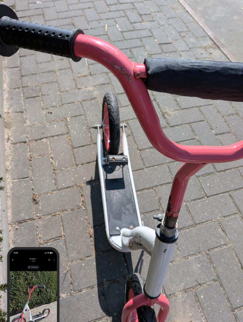 Step met luchtbanden