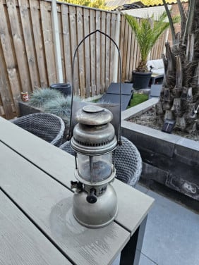 Prachtige complete petroleumlamp rapid lantaarm Hipolito H-502 automatic
