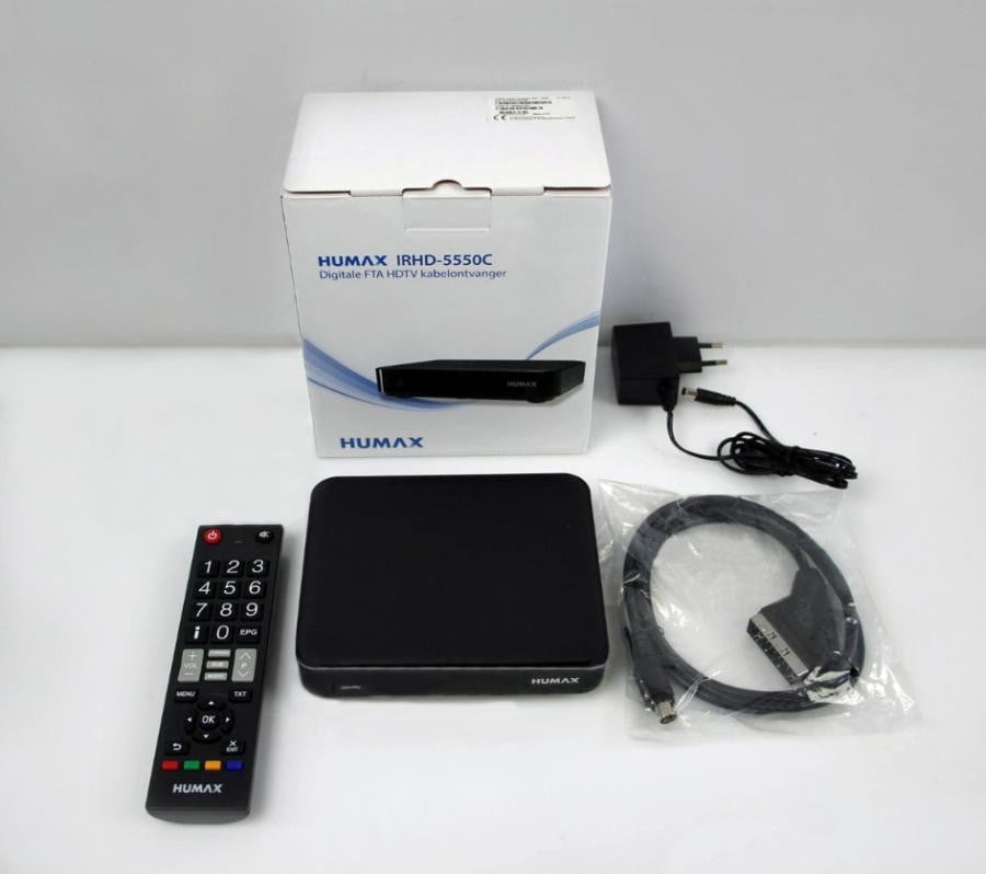 HUMAX 5550c decoder voor GRATIS ontvangst van tv zenders van delta 20 €