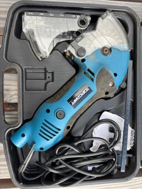 Elektrische handcirkelzaag (zo goed als nieuw)