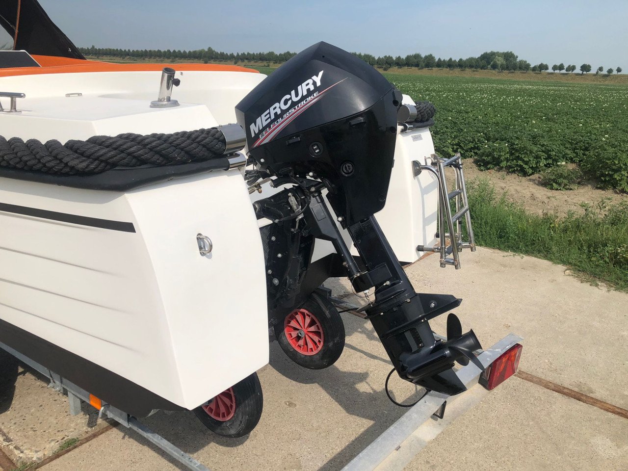 Gentle 535 Sloep met Mercury F20 ELPT EFI en TTH 750kg trailer