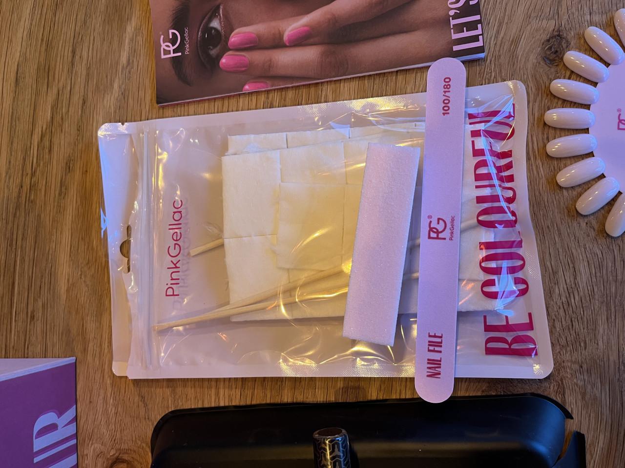 Pink gellac gelnagels startersset