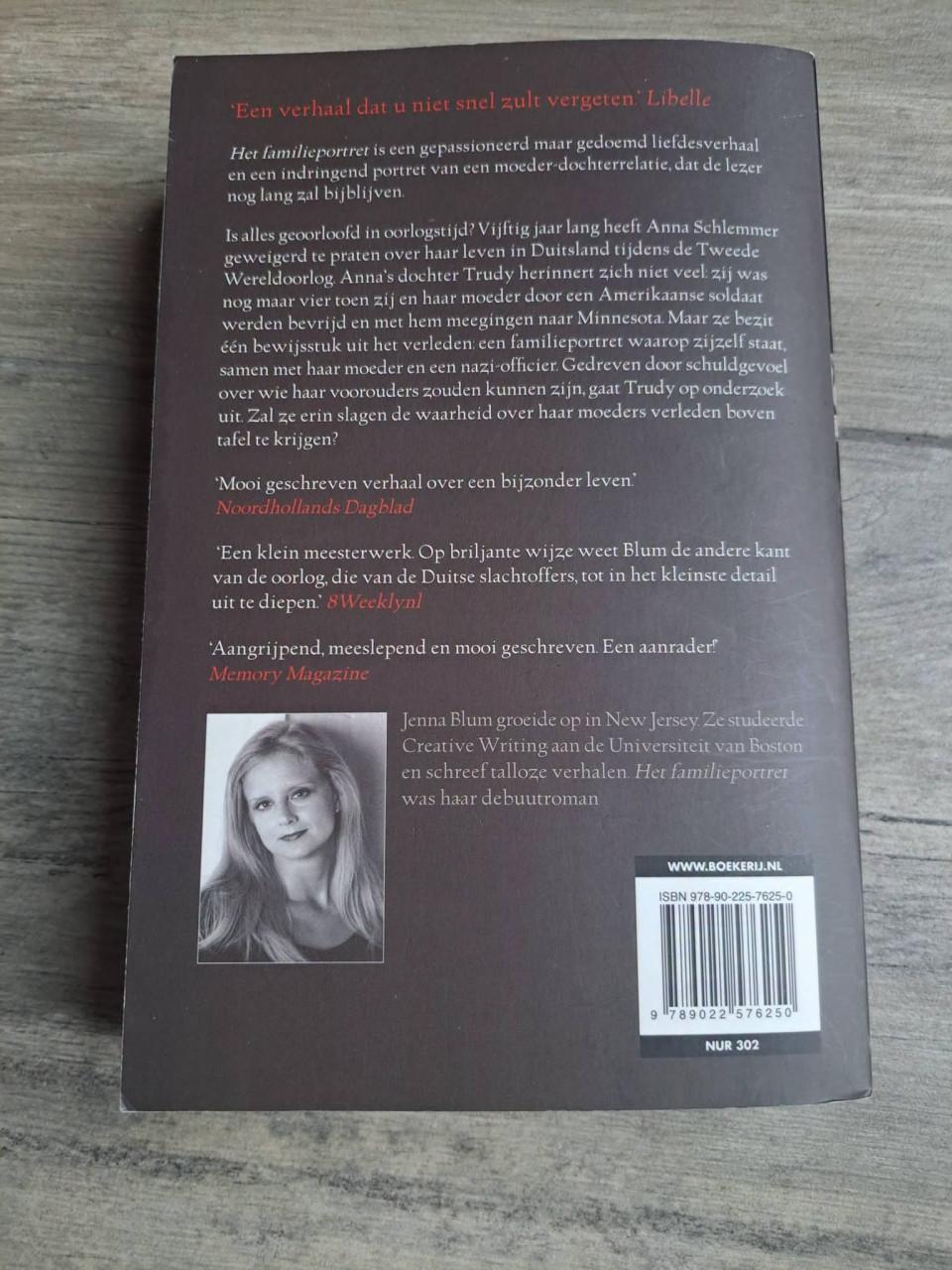 Roman Het familieportret van Jenna Blum