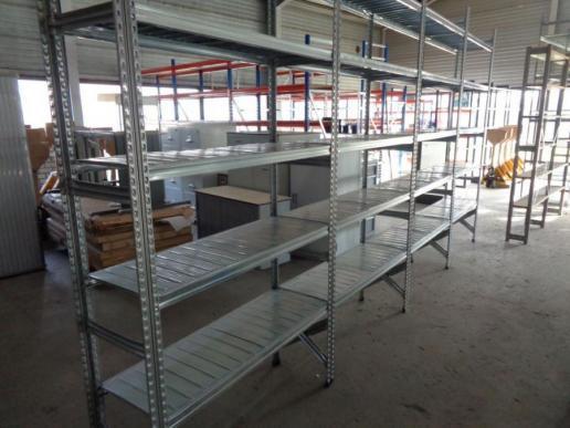 Gebruikte verzinkte magazijnstelling in diverse maten