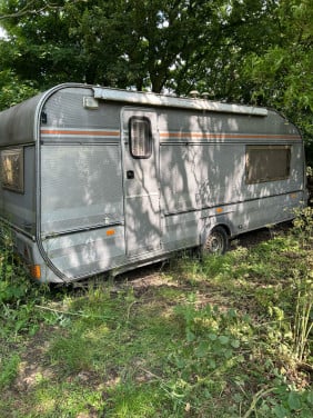 Fijne grote caravan
