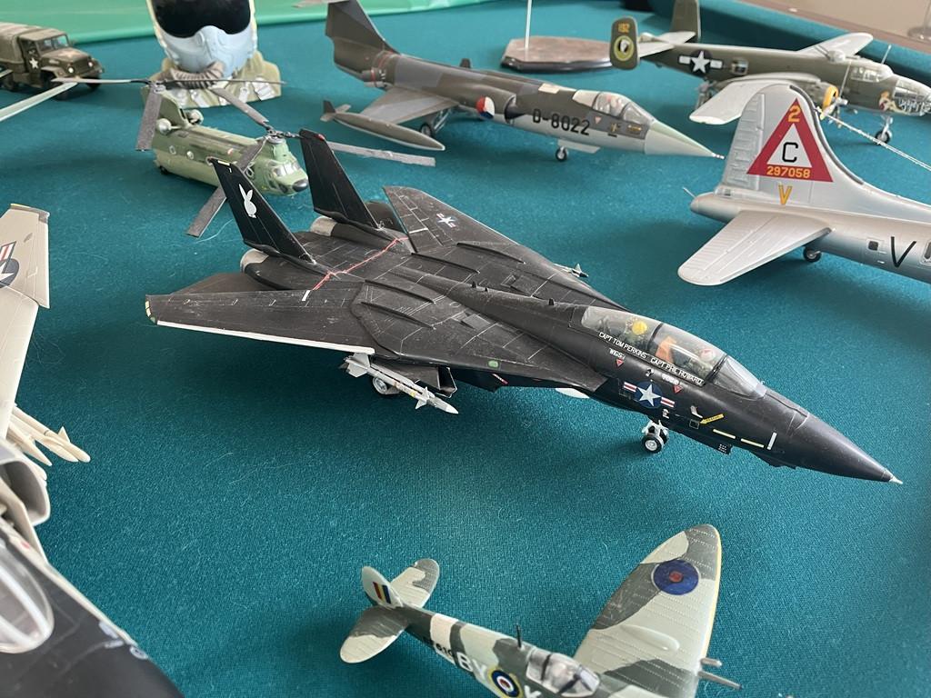 Verzameling vliegtuigmodellen