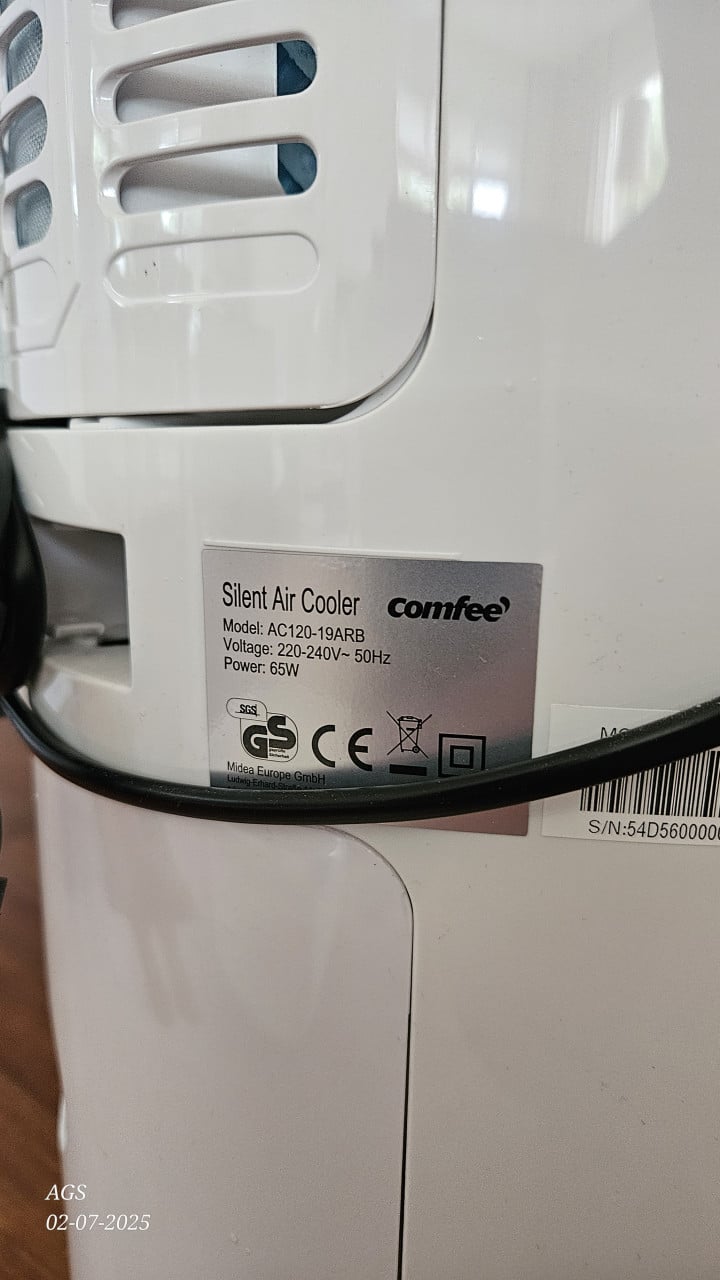 Ventilator Comfee aircooler