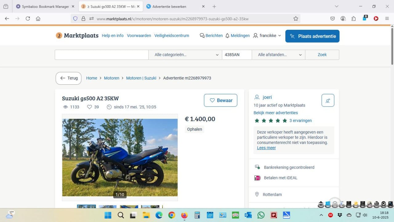 Suzuki gs500e slingshot