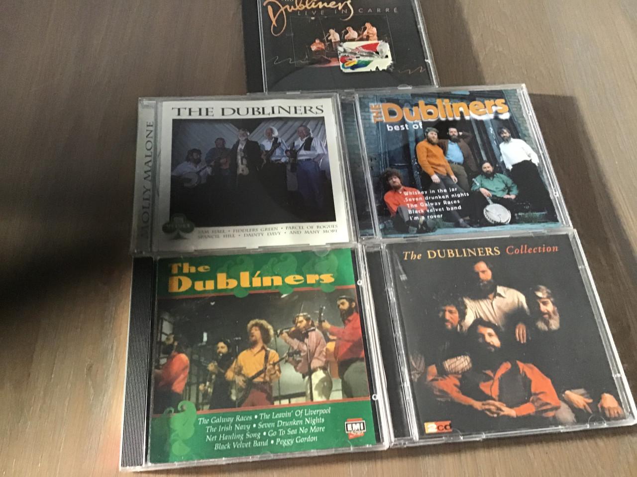 5 CD’s van the Dubliners