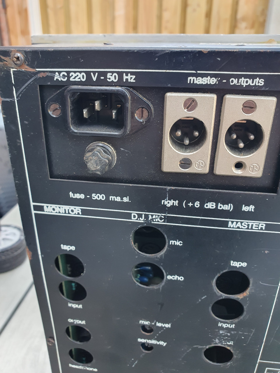 Mooie vintage Ohio sound professional stereo mixer MX 2500...