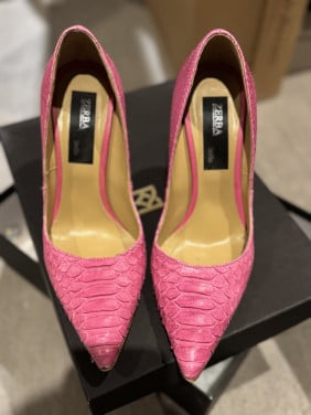 Pumps exotisch leder maat 36