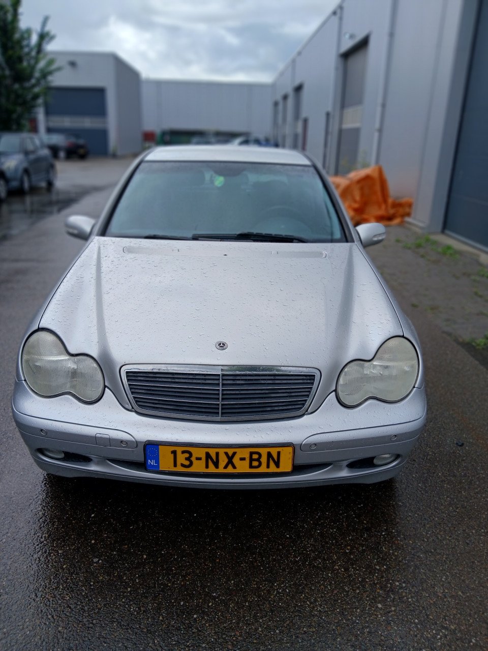 Mercedes C180 compressor-2004-km225345 NAP-Airco-6 bak-trekhk-lmvelg-3800,=