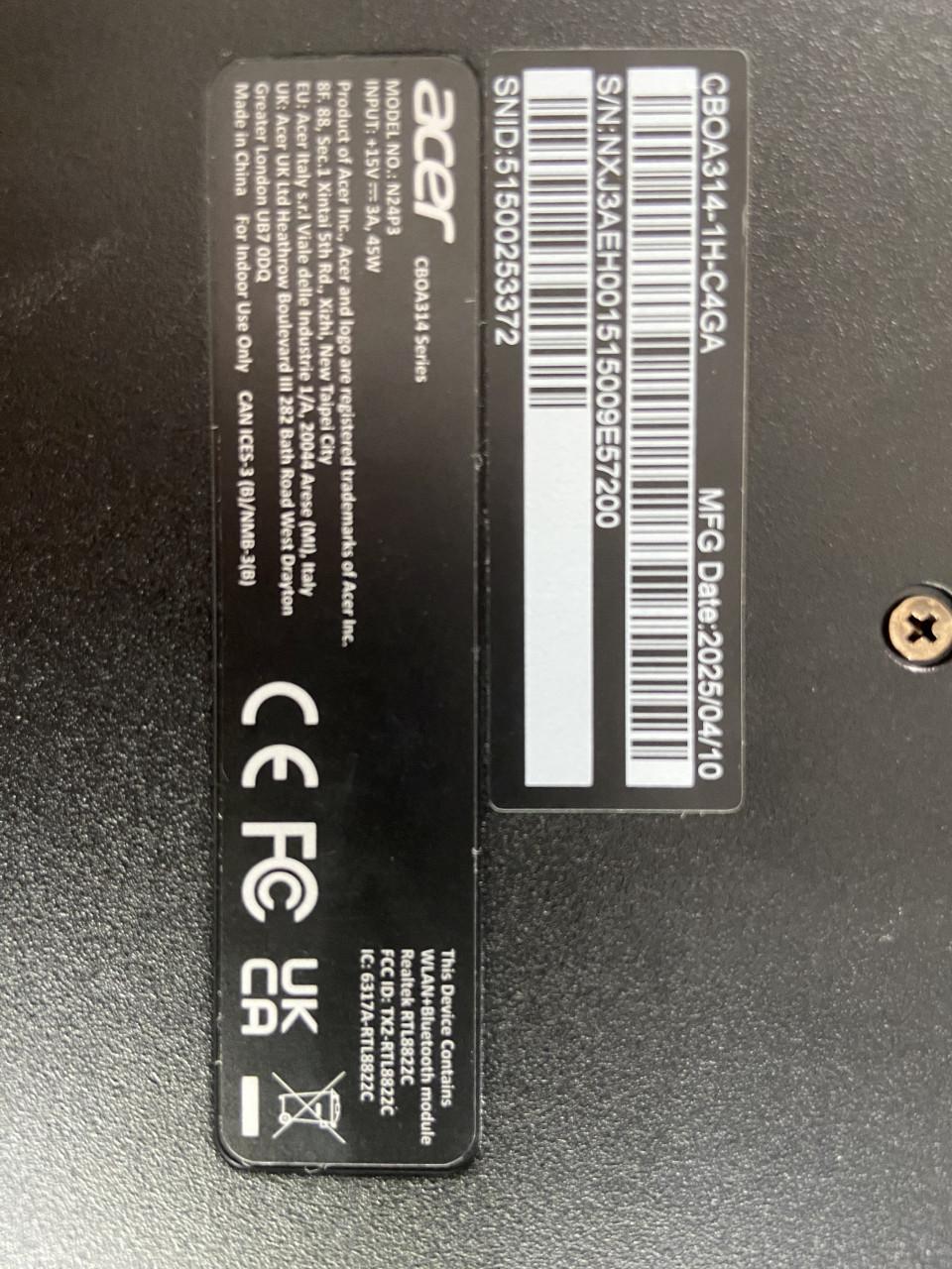 Chromebook acer