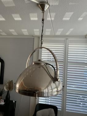 Zilveren lamp is echt zilver