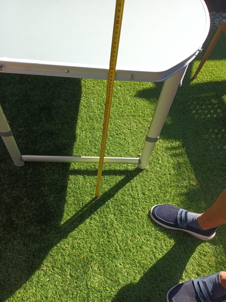 Aluminium campingtafel