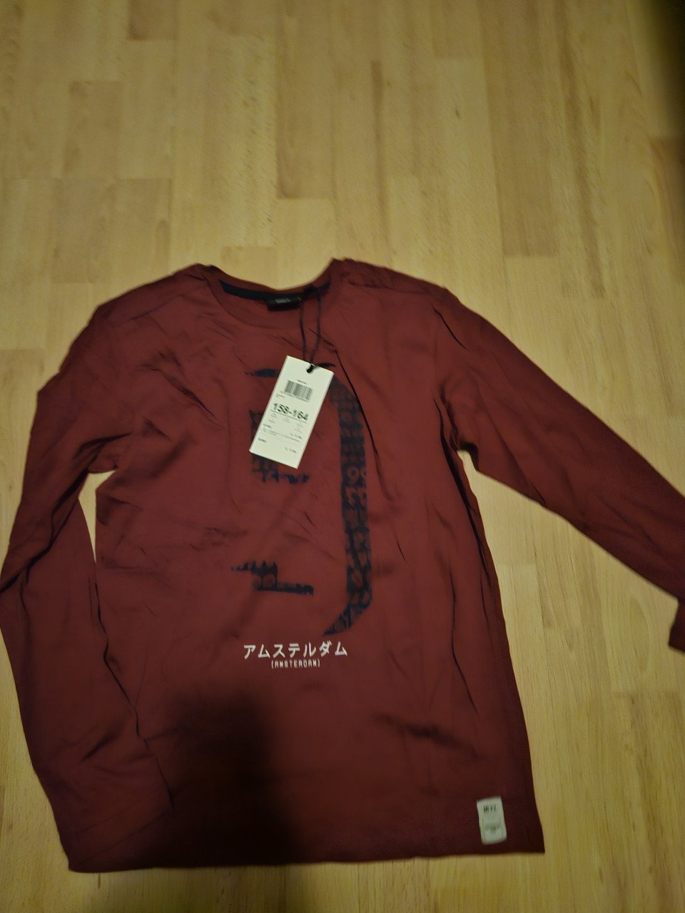 6 Longsleeves 158/164 NIEUW