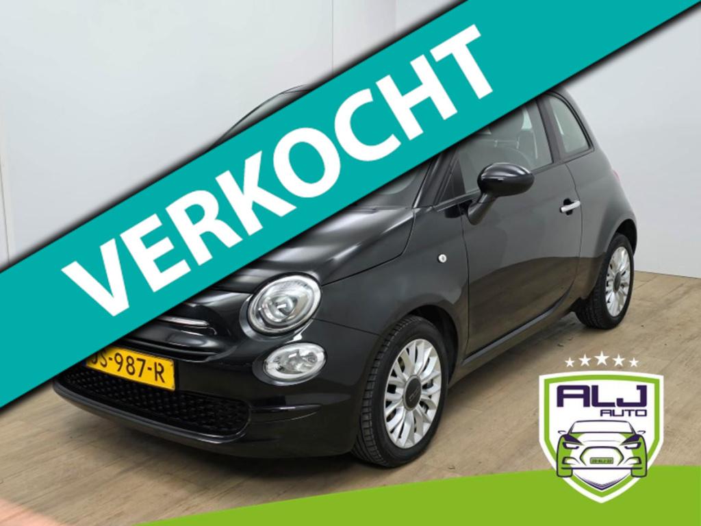 Fiat 500 occasion 0.9 twinair turbo popstar | zwart | tweedehands fiat 500 