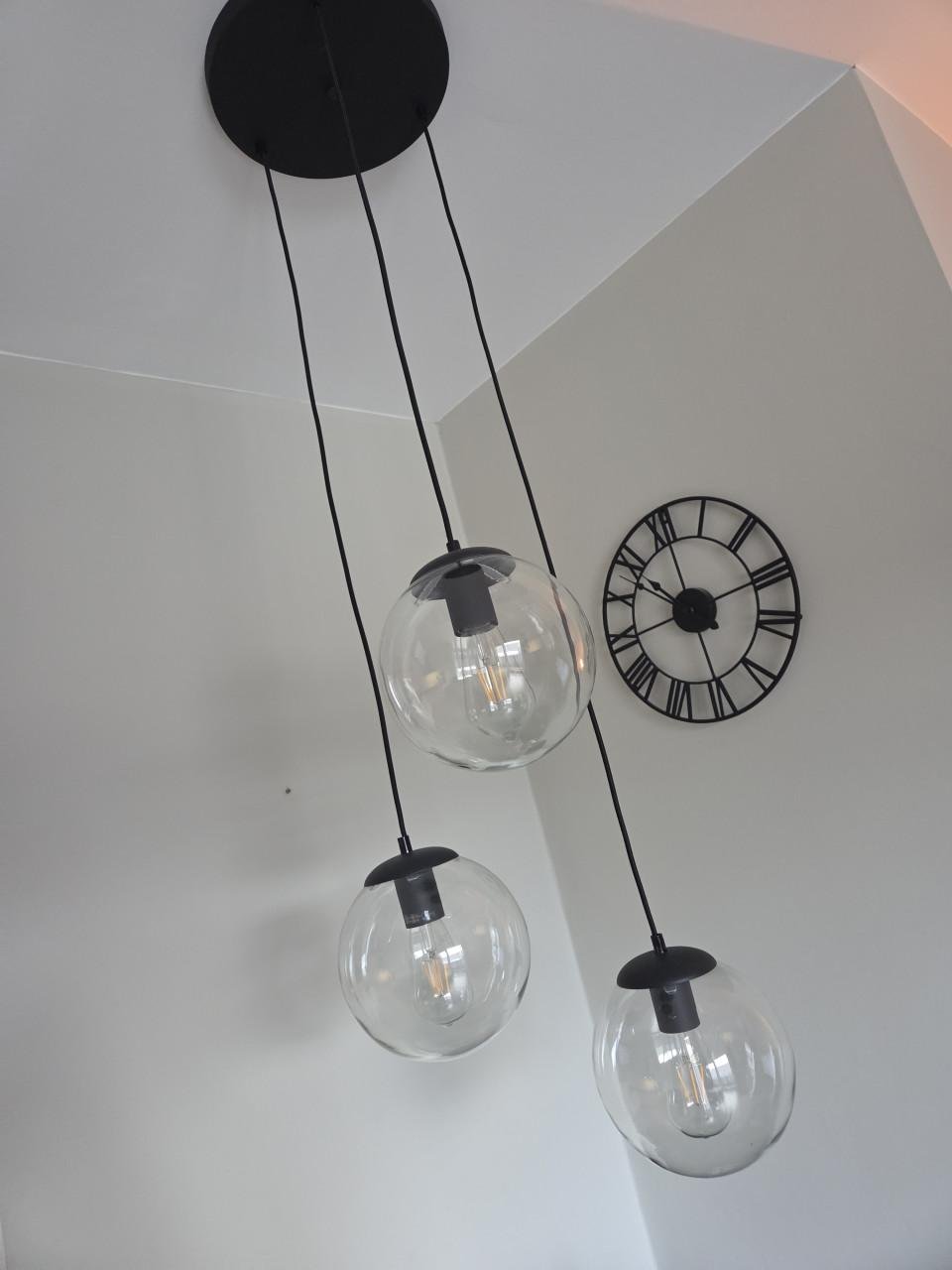 Hanglamp 3 glazenbollen