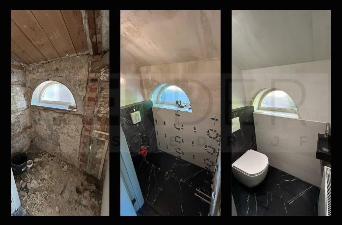 Badkamer renovatie/Tegelzetter/Klusjesman